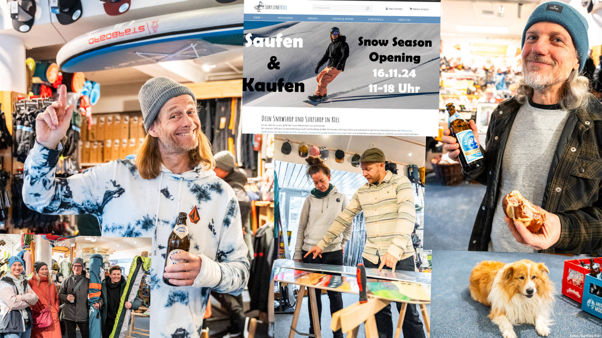 Saufen & Kaufen am 16.11.2024 bei Surfline Kiel