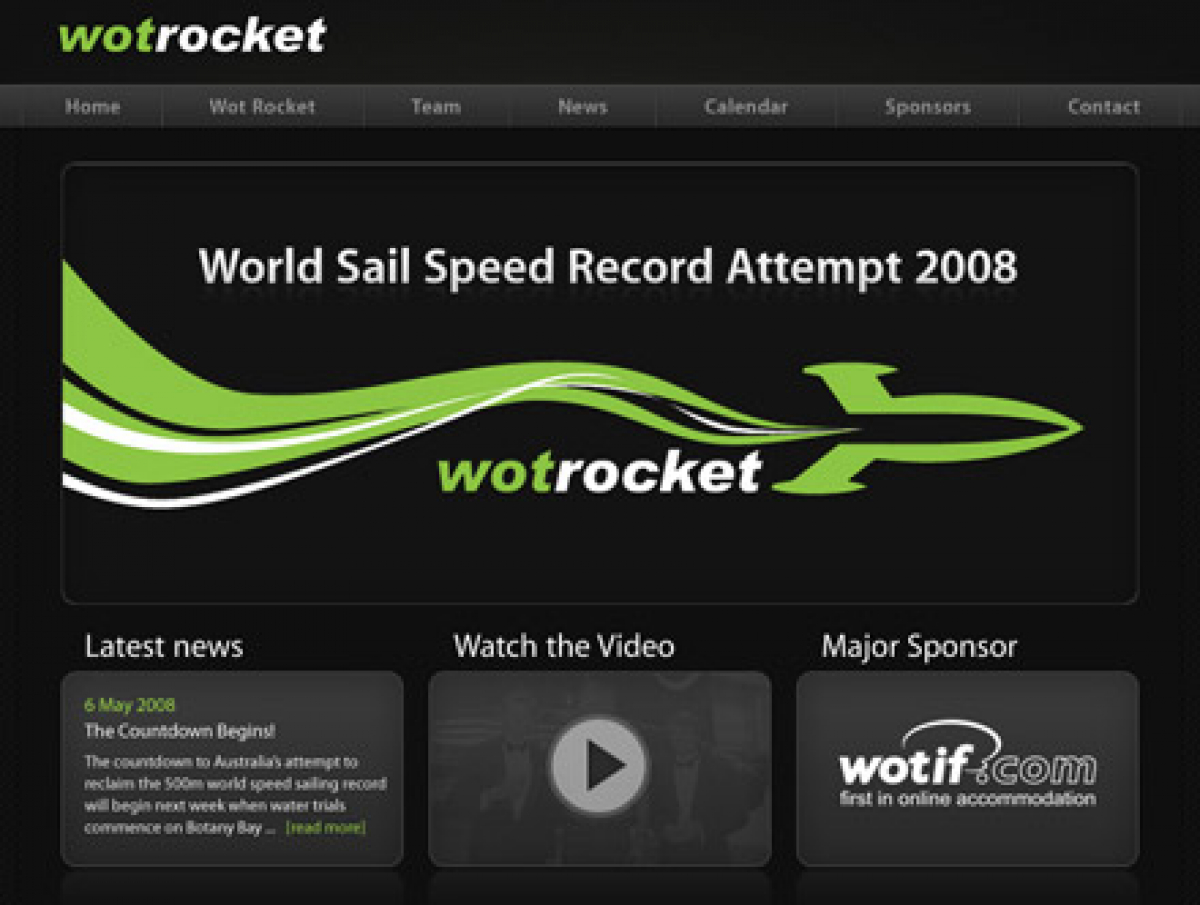 Wot Rocket - Speedsegel Rekordversuch