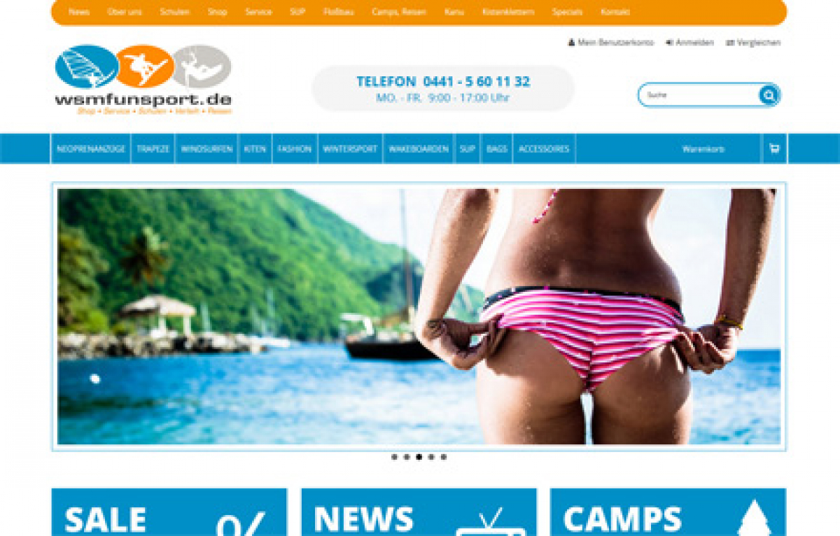 WSM Funsport - Neue Website