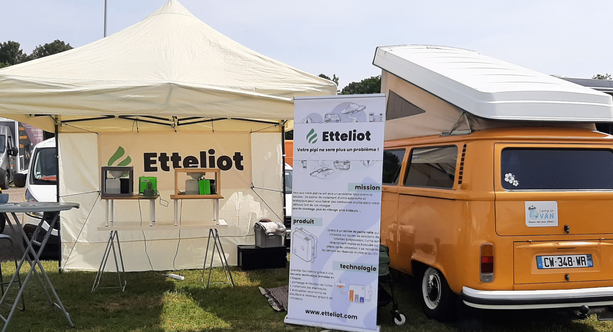 Etteliot - autarke Toilette für Campervans und Wohnmobile