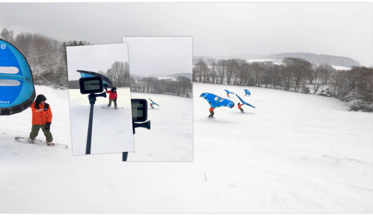 Irgendwo in Schleswig-Holstein - ein norddeutsches Wintersportparadies (im Süden jetzt bitte nicht Lachen)