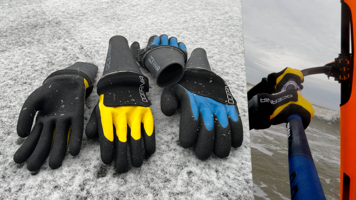 Warme Handschuhe für Windsurfer - Leopard Shark Plus und Orca Plus von Oceania Gloves im Test