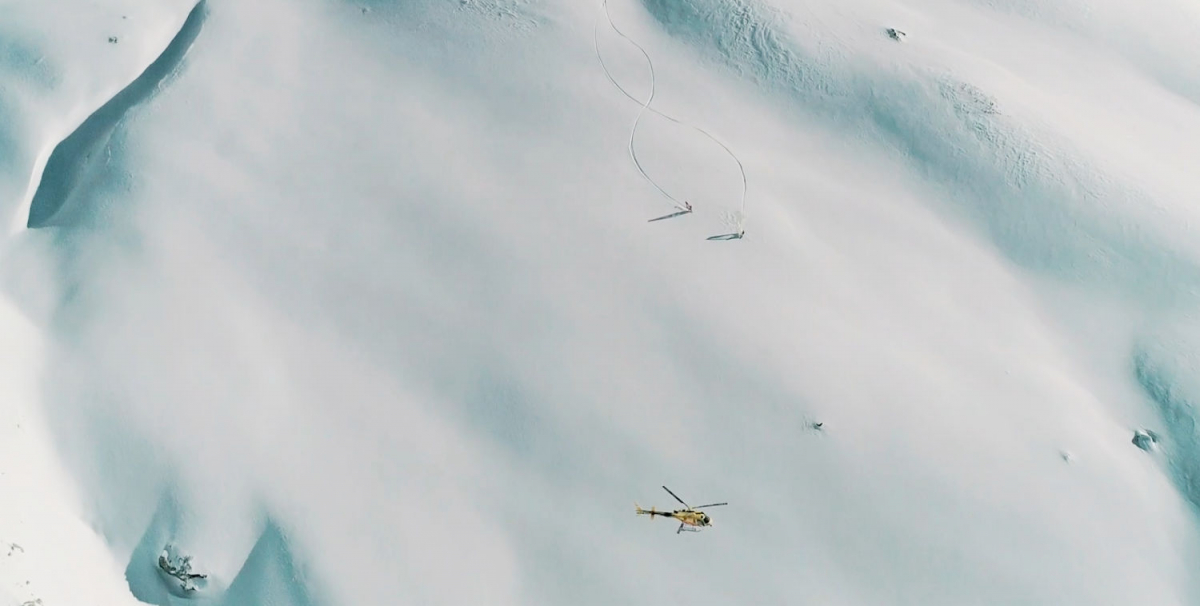 Heli-Skiing im Engadin