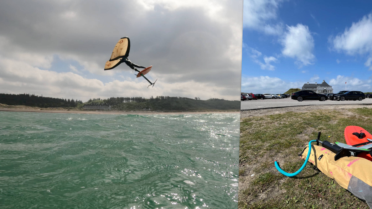 Wingfoilen in Svinkløv