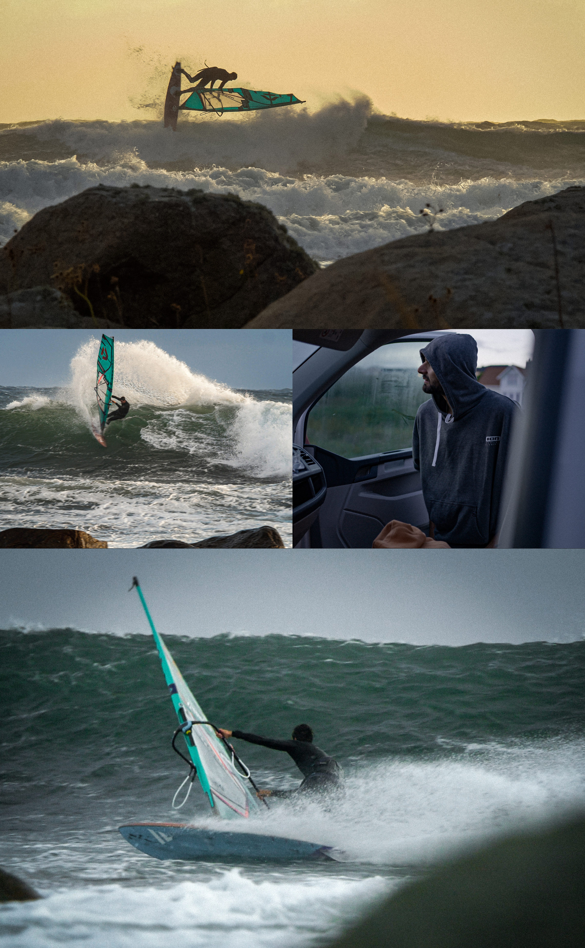 Windsurfen in Lista - Marc Paré in seinem Element