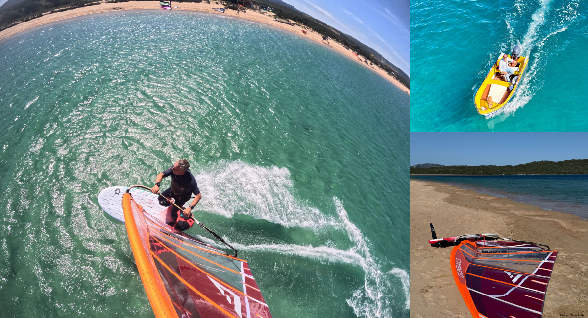 Windsurfing vacation in Sardinia