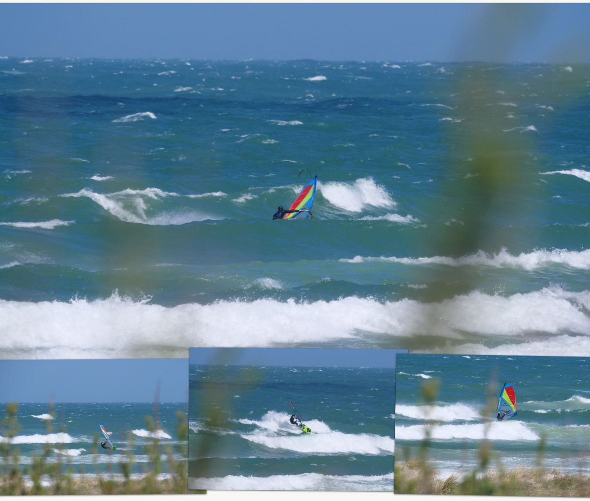 Windsurfen am Uggerby Strand