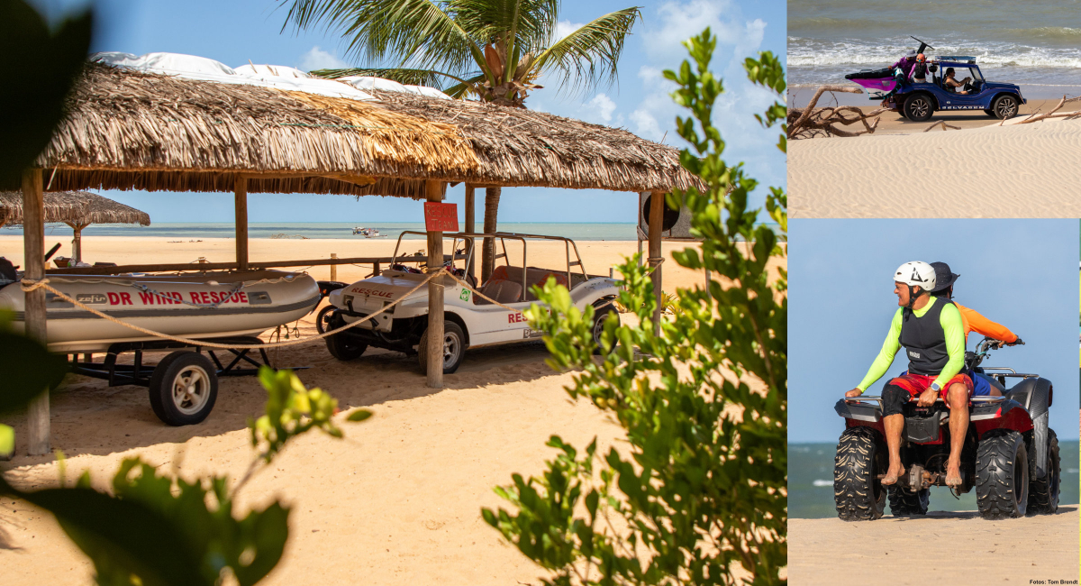 Rettung per Dünenbuggy