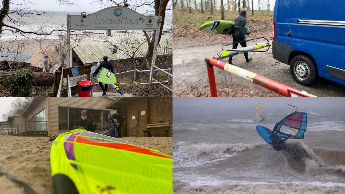 Der Windsurfspot in Dänisch-Nienhof