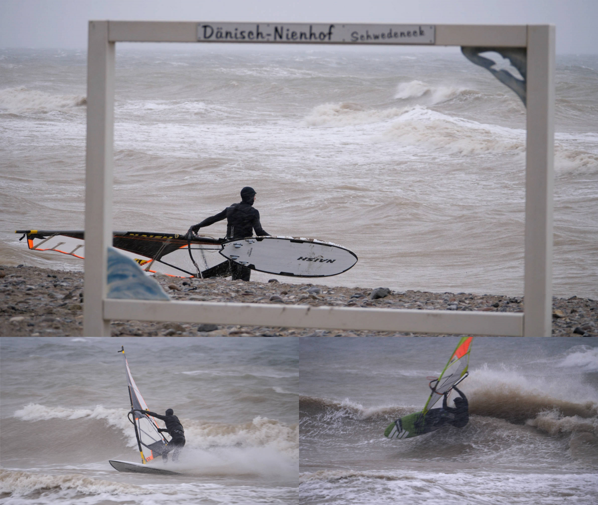 Windsurfen in Dänisch-Nienhof