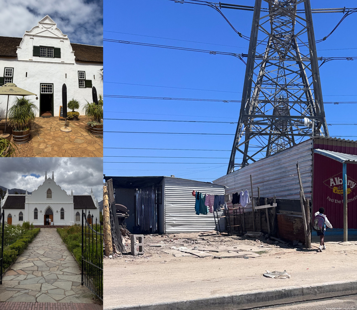 Wer nach Südafrika reist, wird einen sehr starken Kontrast zwischen arm und reich erleben.