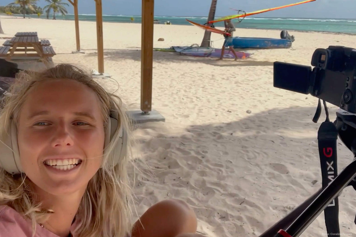 Arbeitsalltag eines Windsurf Profis: Filmen