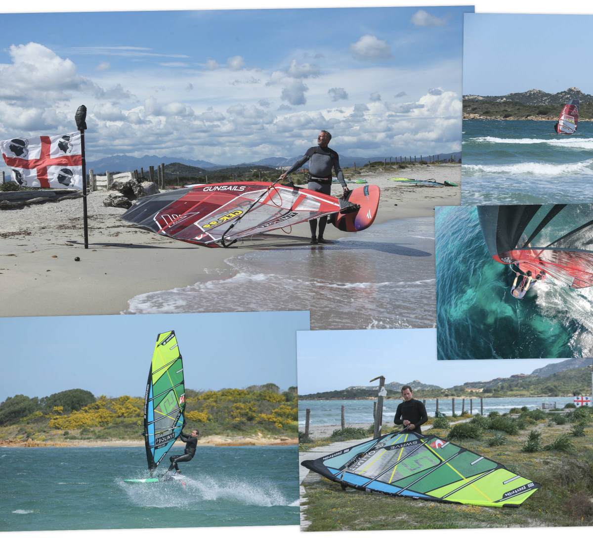 Windsurfen in Marina Maria