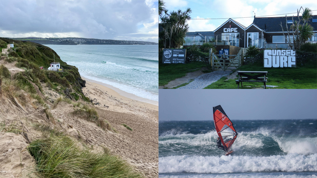 Windsurfen in Gwithian