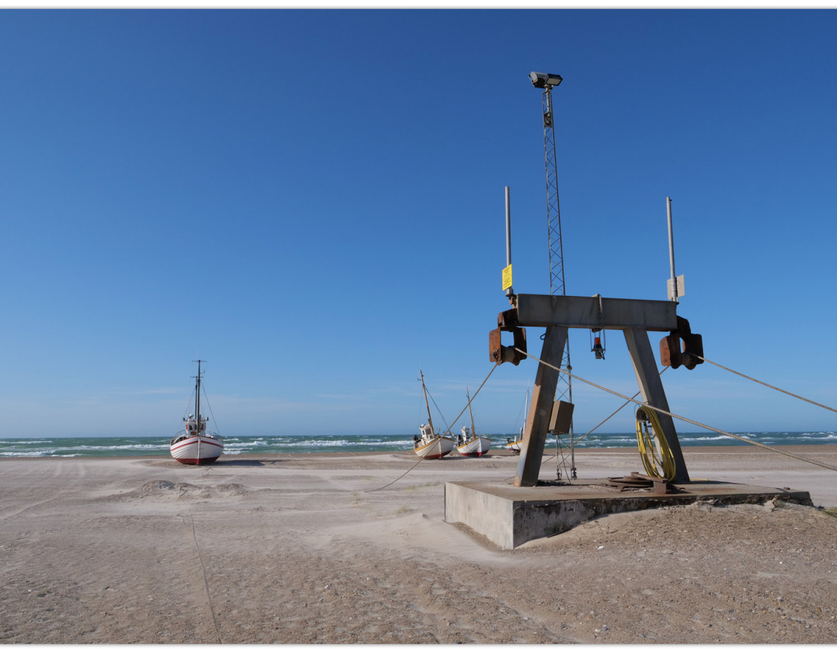 Fischkutter am Slettestrand