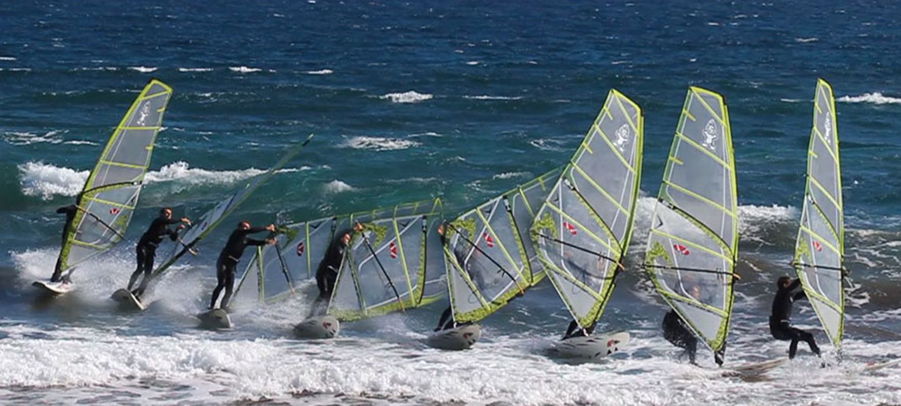 Air Jibe clew first WindsurfFahrtechnikVideo dailydose.de