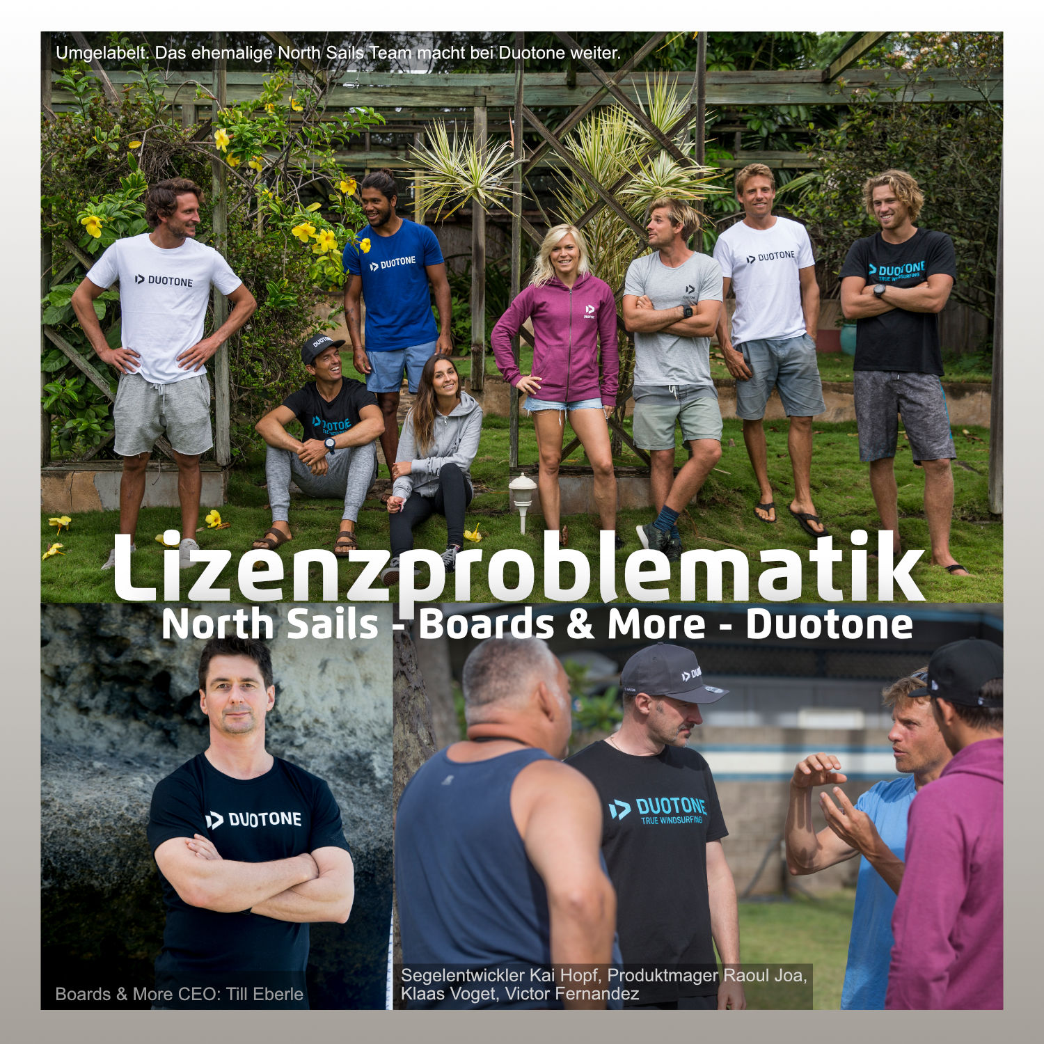 Lizenzproblematik - North Sails - Duotone