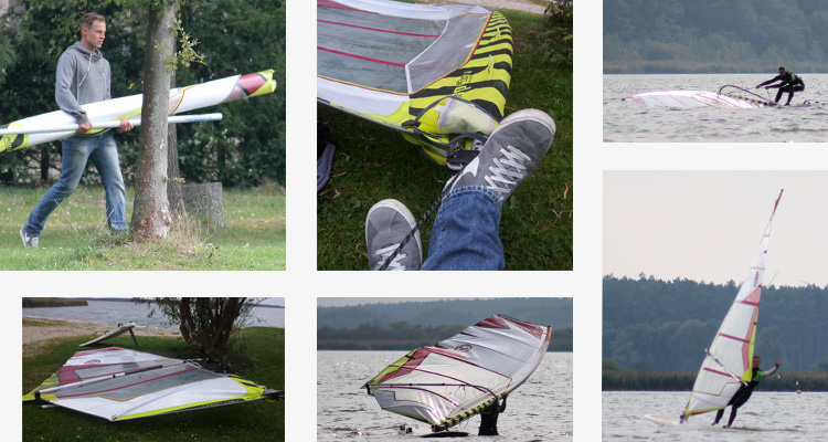 Surfen bei wenig Wind