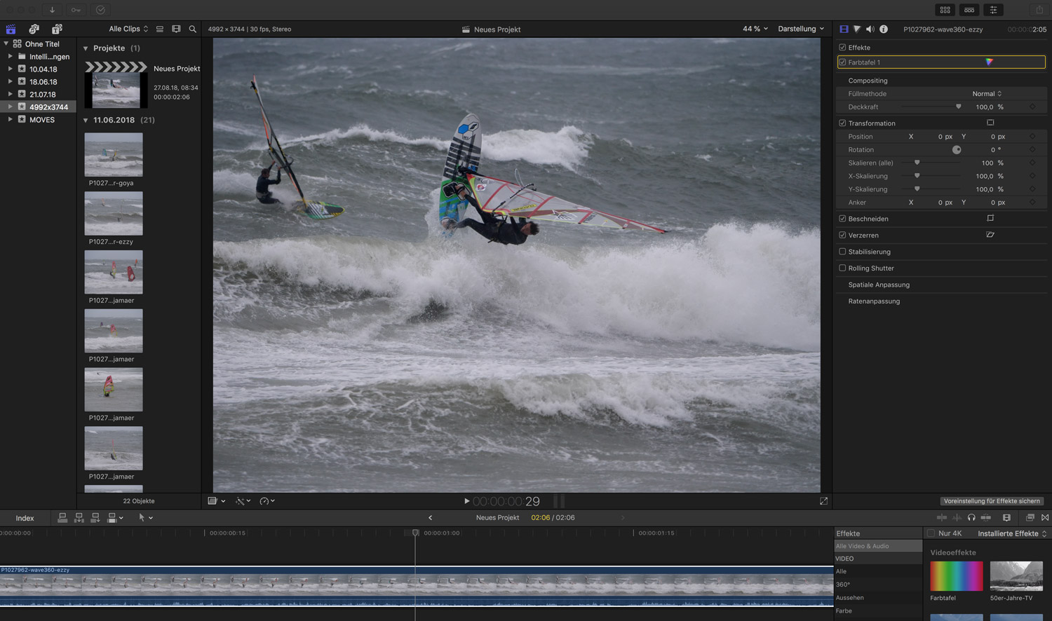 6K-Foto - Surffotos aus 6K-Videos extrahieren