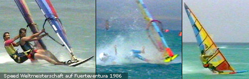Speedsurfen Fuertventura 1986