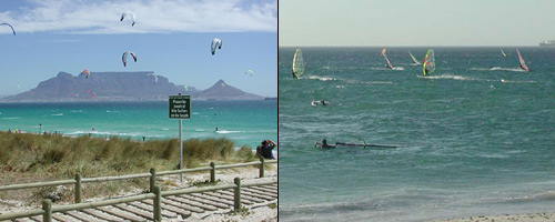 Kitebeach und Sunset