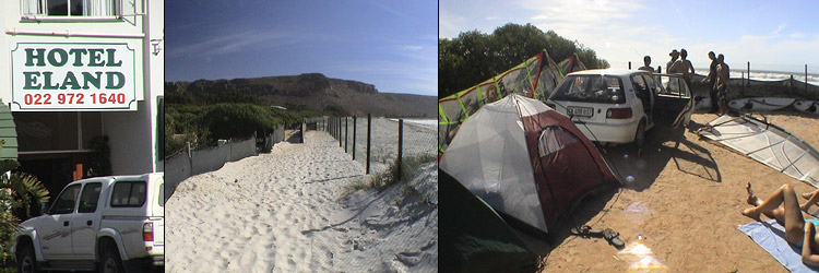 Camping direkt am Strand
