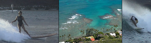 Surf Session mit Bob und Yukiko