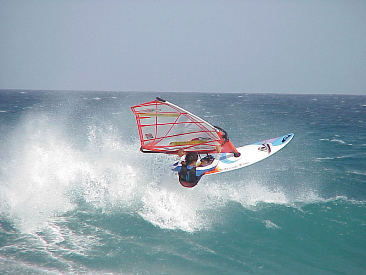 Victor Diaz... Aerial vor Sotavento Beach/Fuerteventura