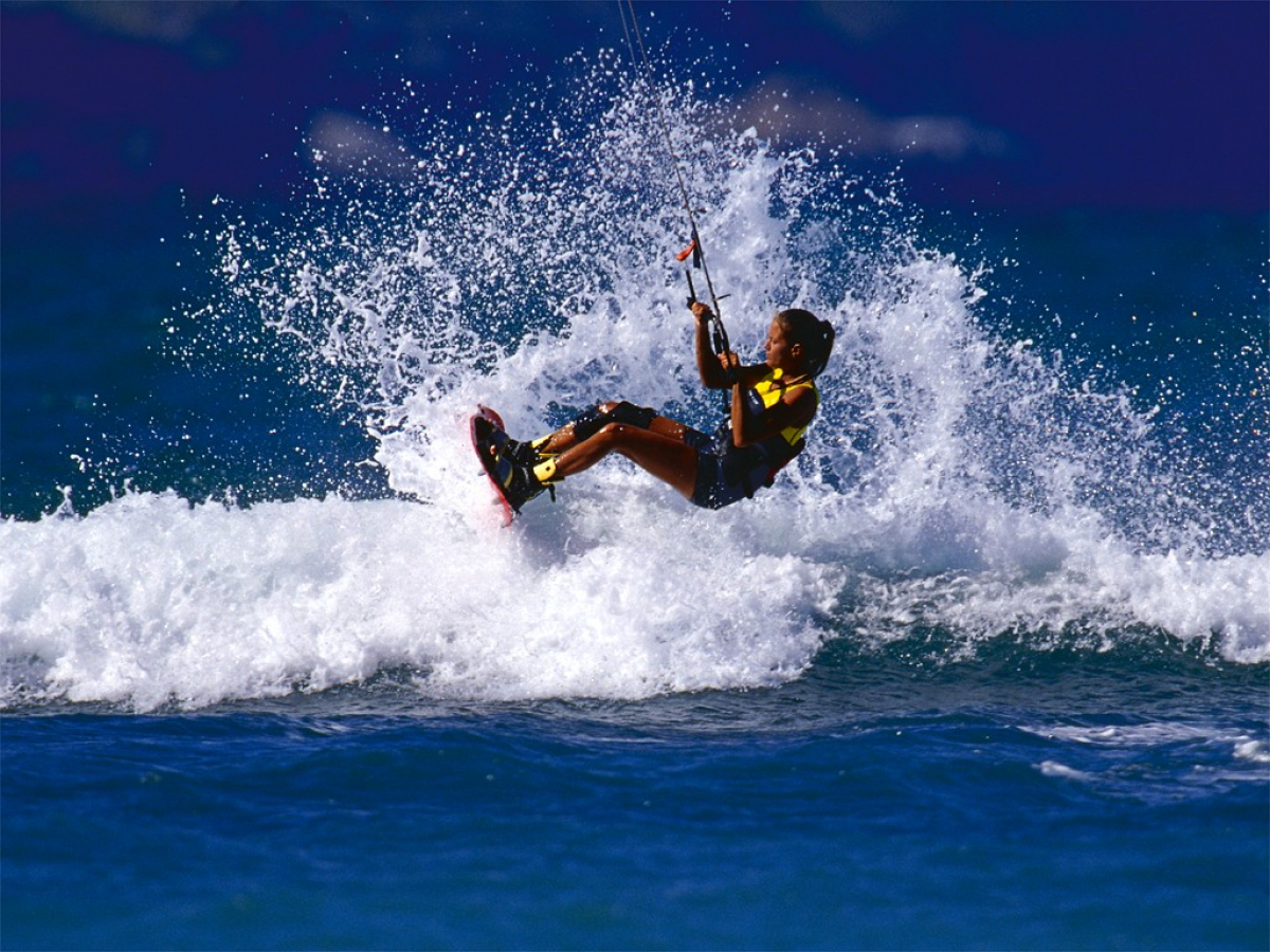 Julie Prochaska - Kiteboarding