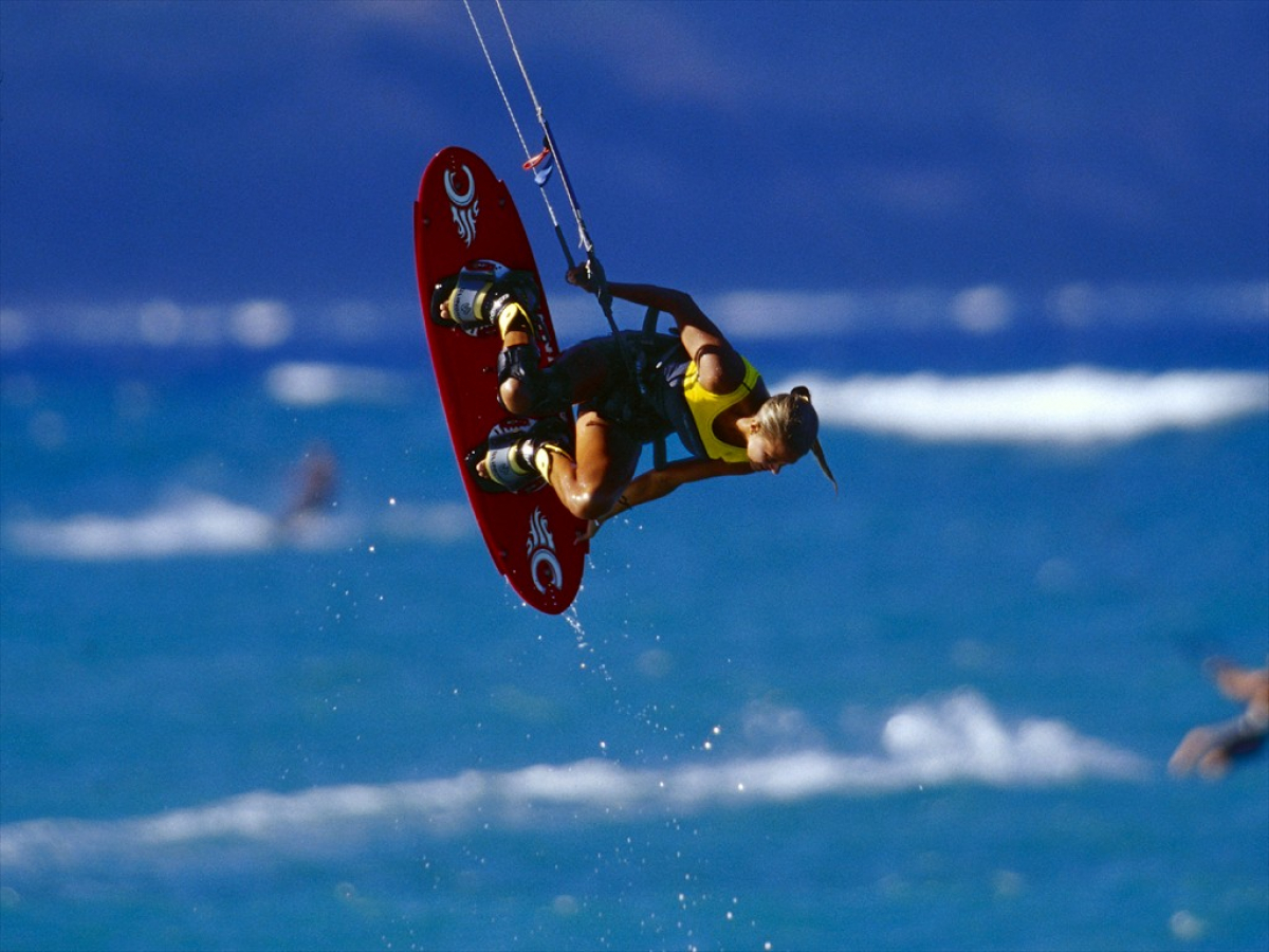 Julie Prochaska - Kiteboarding