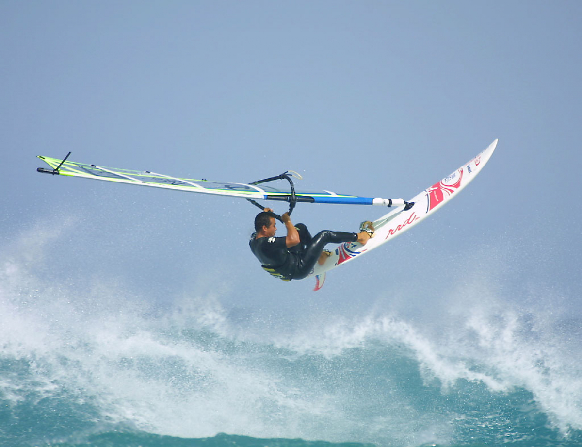 Fuerteventura - World Cup 2001 / Tony Garcia beim Aerial