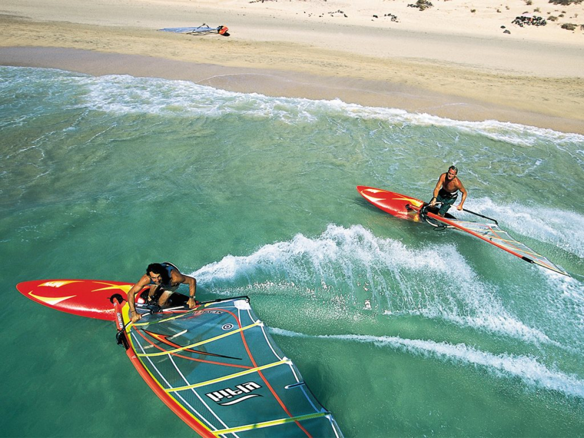 Flachwasser Fun vor Sotavento/Fuerteventura