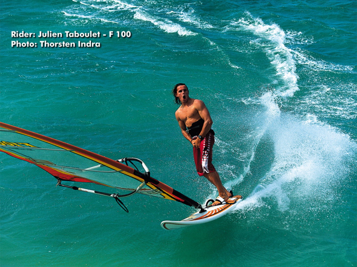 Julien Taboulet, No hand jibe