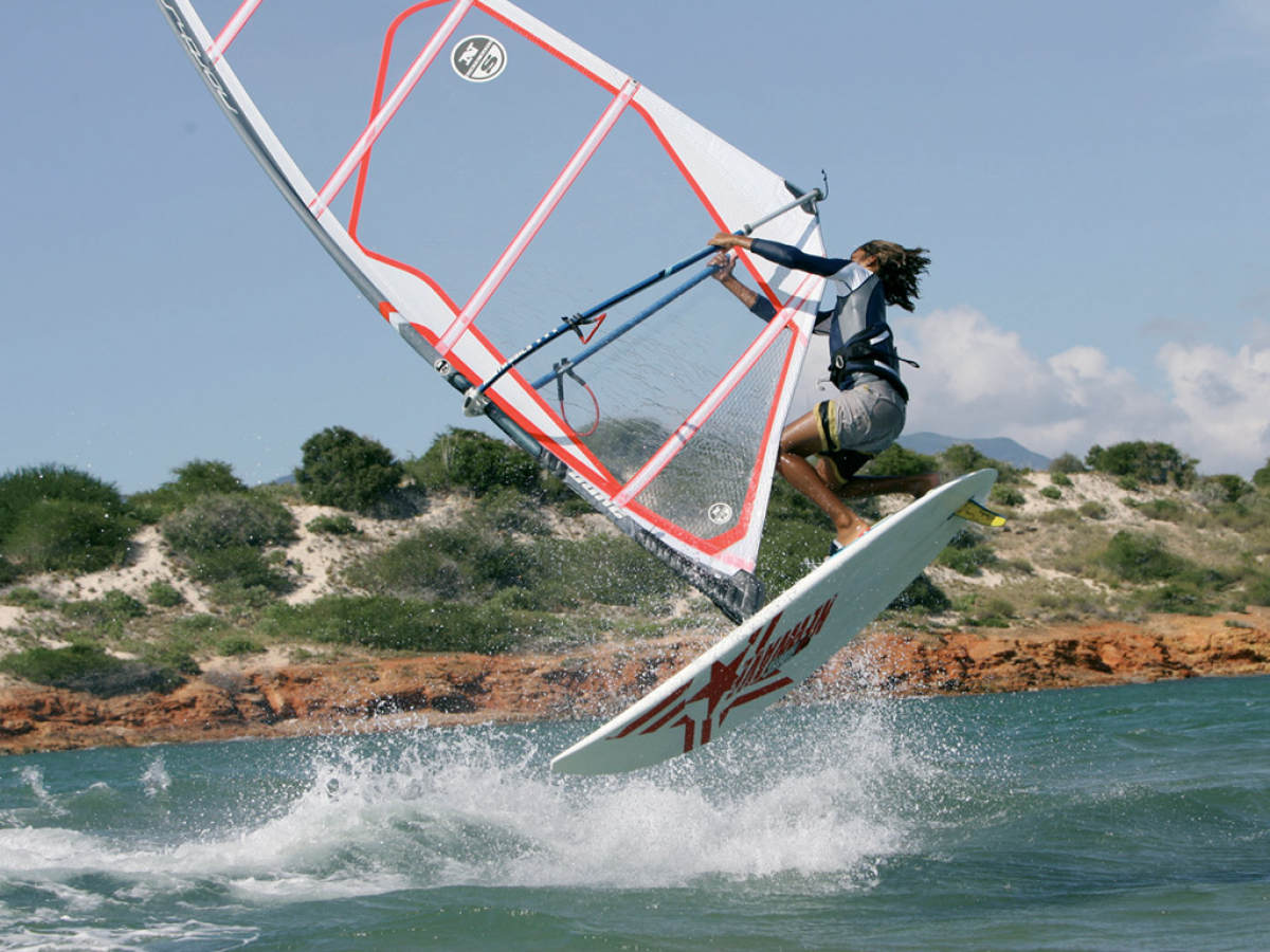 Jose Estredo Perez beim Air Chachoo vor El Yaque