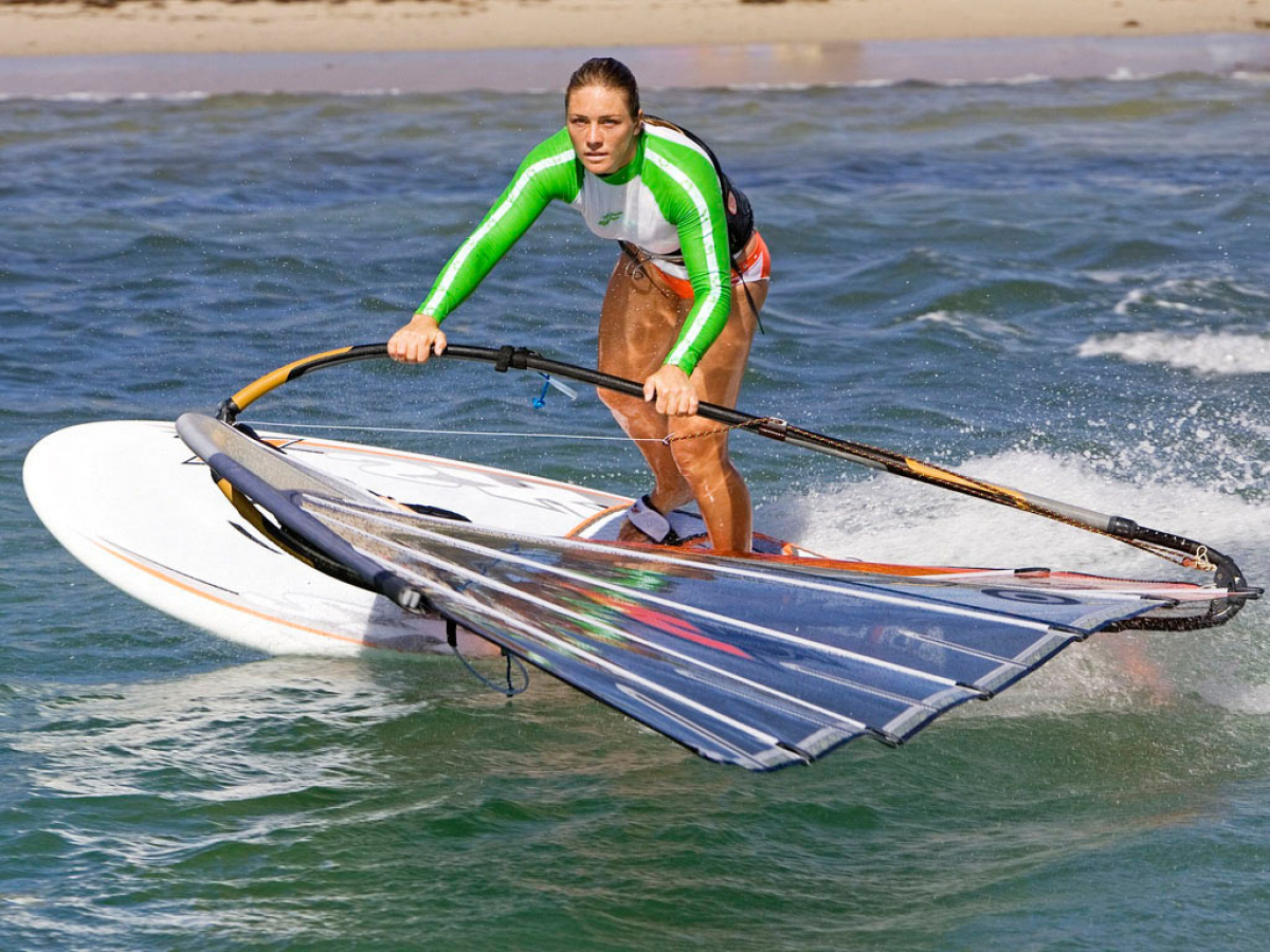 Alison Shreeve bei der Racing Jibe