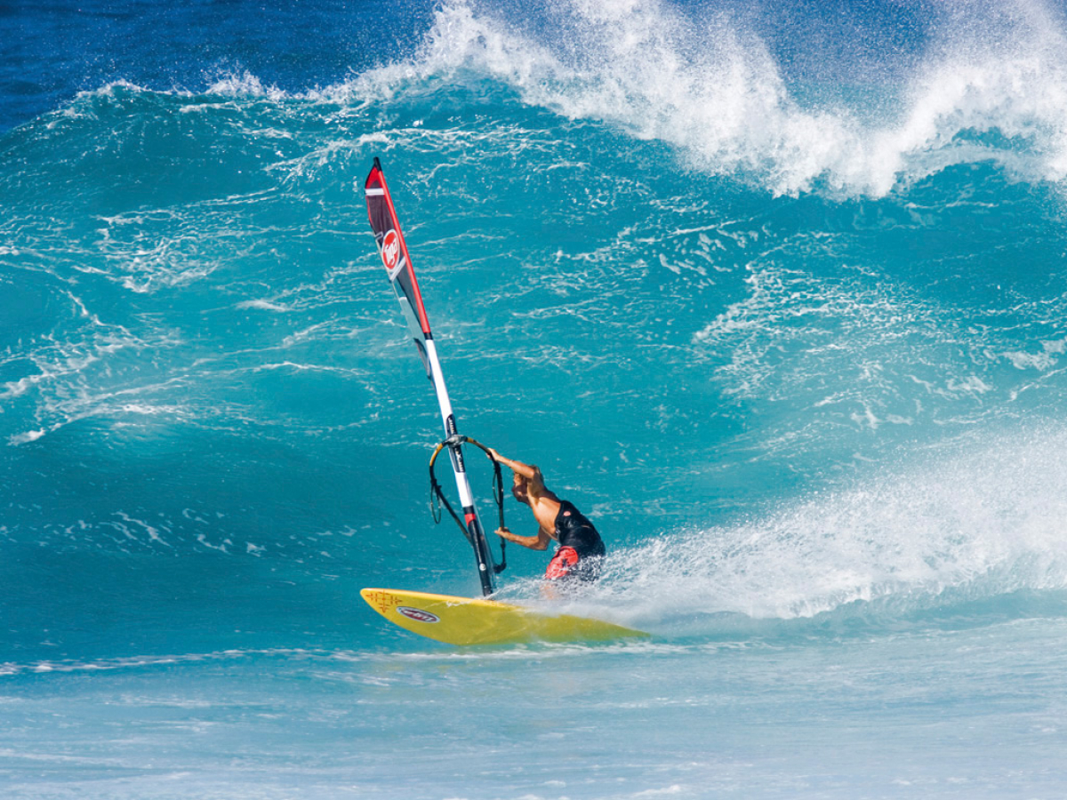 Bottom Turn vor Maui