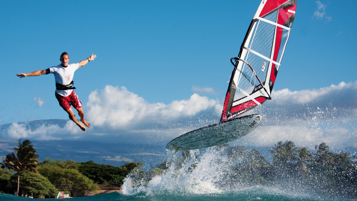 Gunsails Teamrider beim Fotoshoot auf Maui