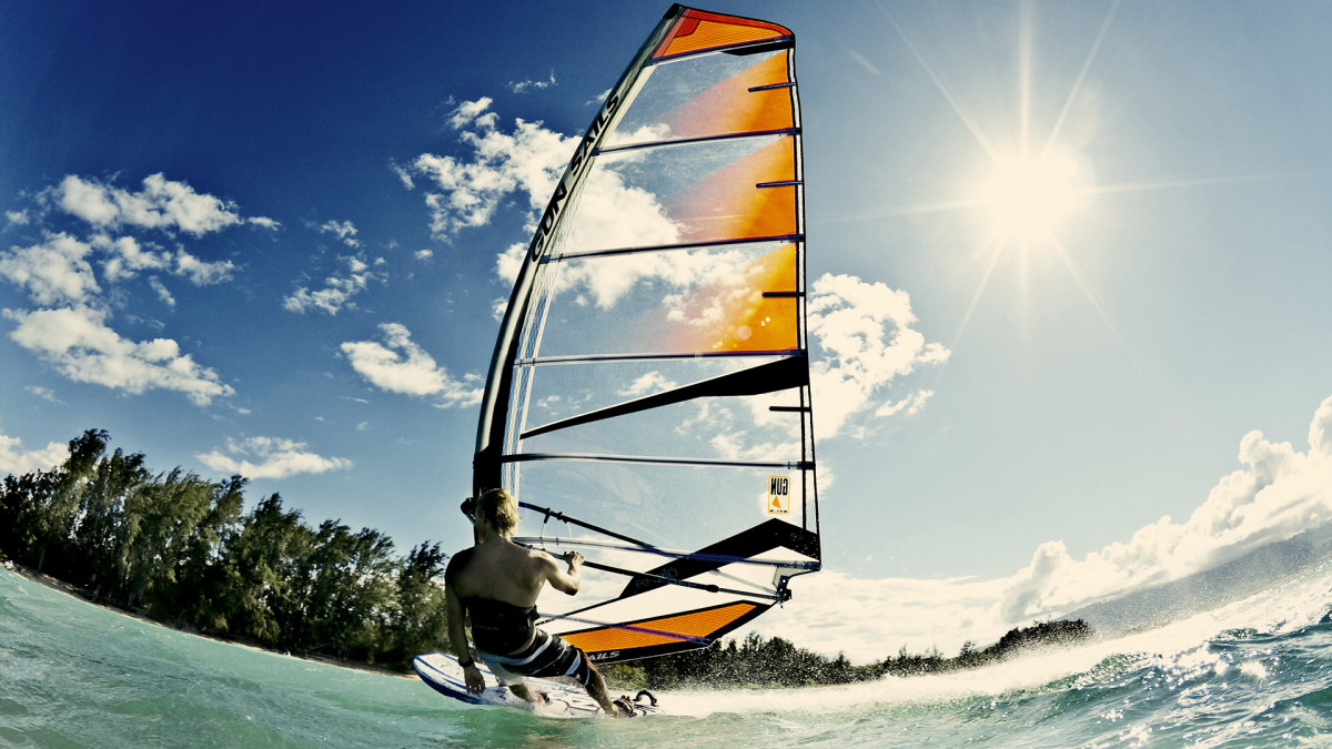 Gunsails Teamrider beim Fotoshoot auf Maui