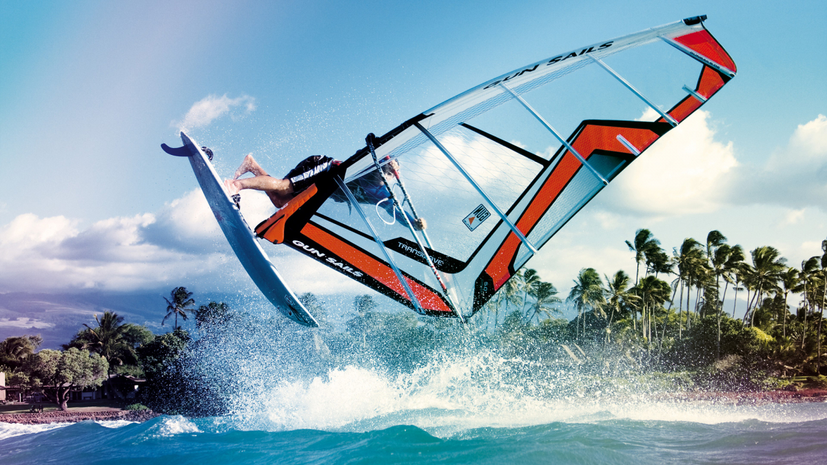 Gunsails Teamrider beim Fotoshoot auf Maui