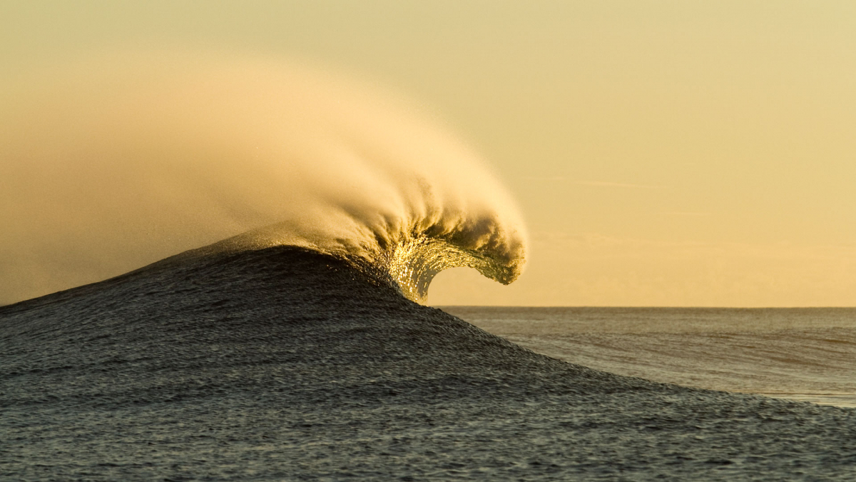 Pazifische Schönheit. Cloudbreak / Fiji