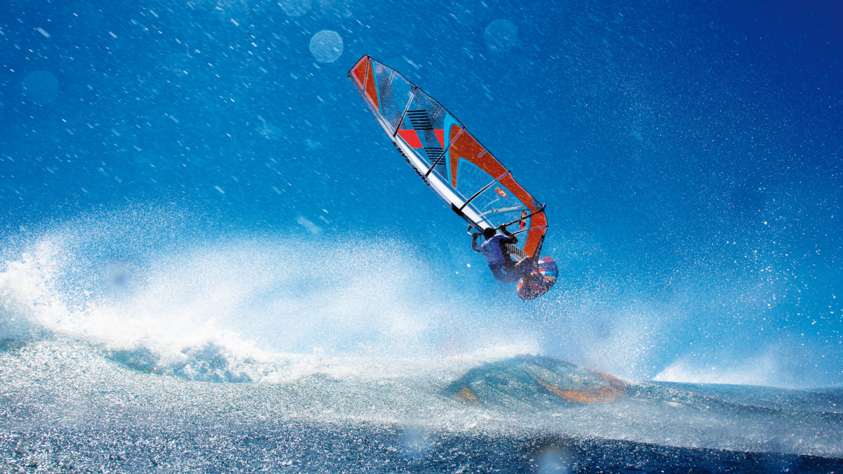 Action vom Gunsails Fotoshoot auf Maui