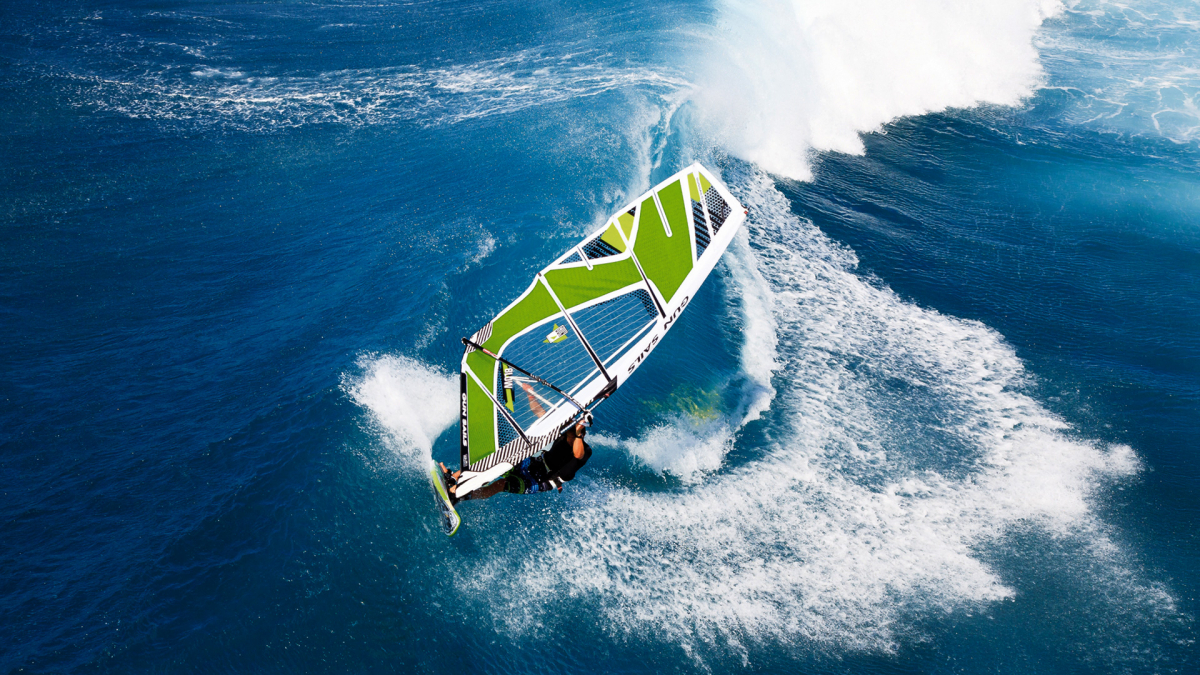 Action vom Gunsails Fotoshoot auf Maui