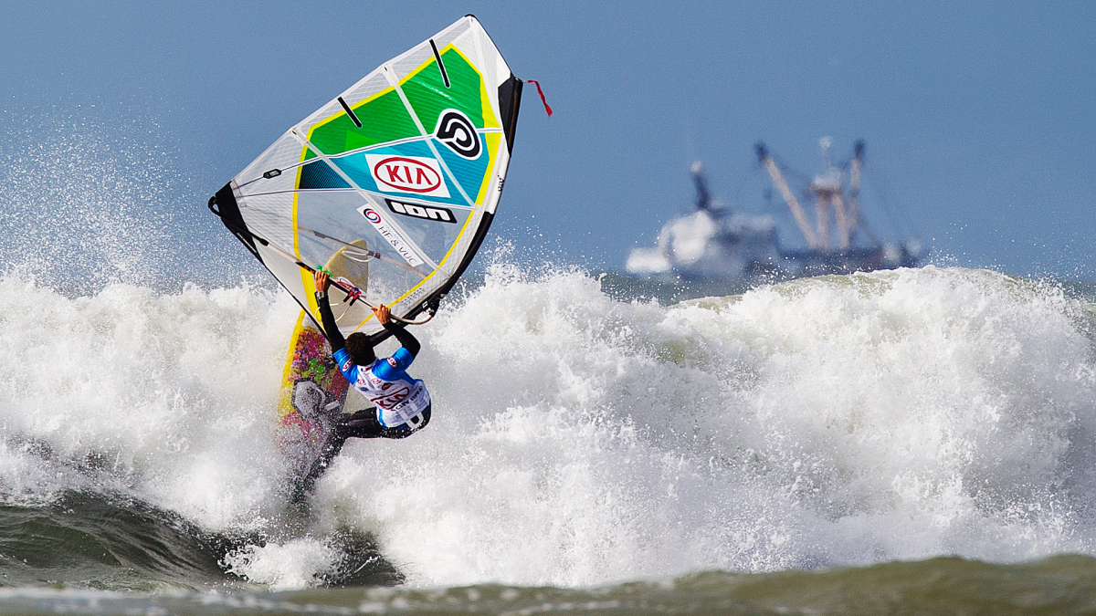 Marcilio 'Brawzinho' Browne beim PWA Cold Hawaii World Cup 2013 in Klitmøller
