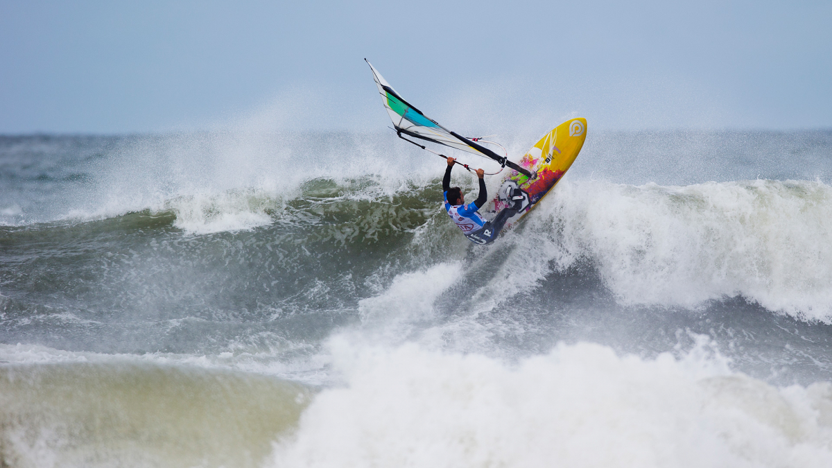 Marcilio 'Brawzinho' Browne beim PWA Cold Hawaii World Cup 2013 in Klitmøller