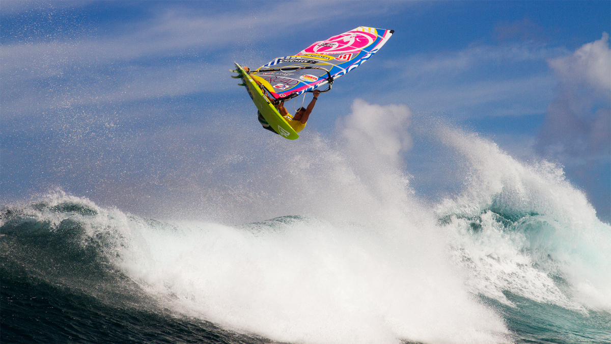 Leon Jamaer beim PWA World Cup 2013 auf Maui