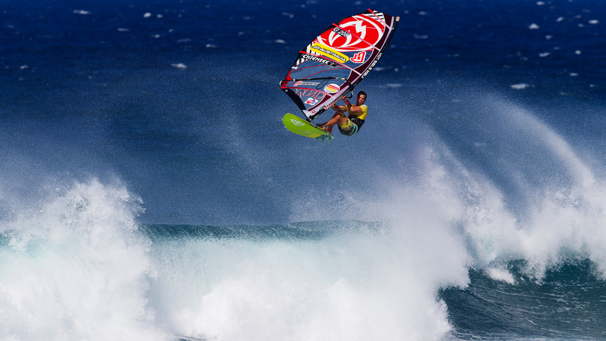 Leon Jamaer beim PWA World Cup 2013 auf Maui