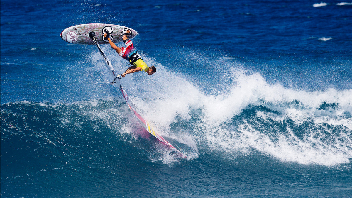Florian Jung beim PWA World Cup 2013 auf Maui