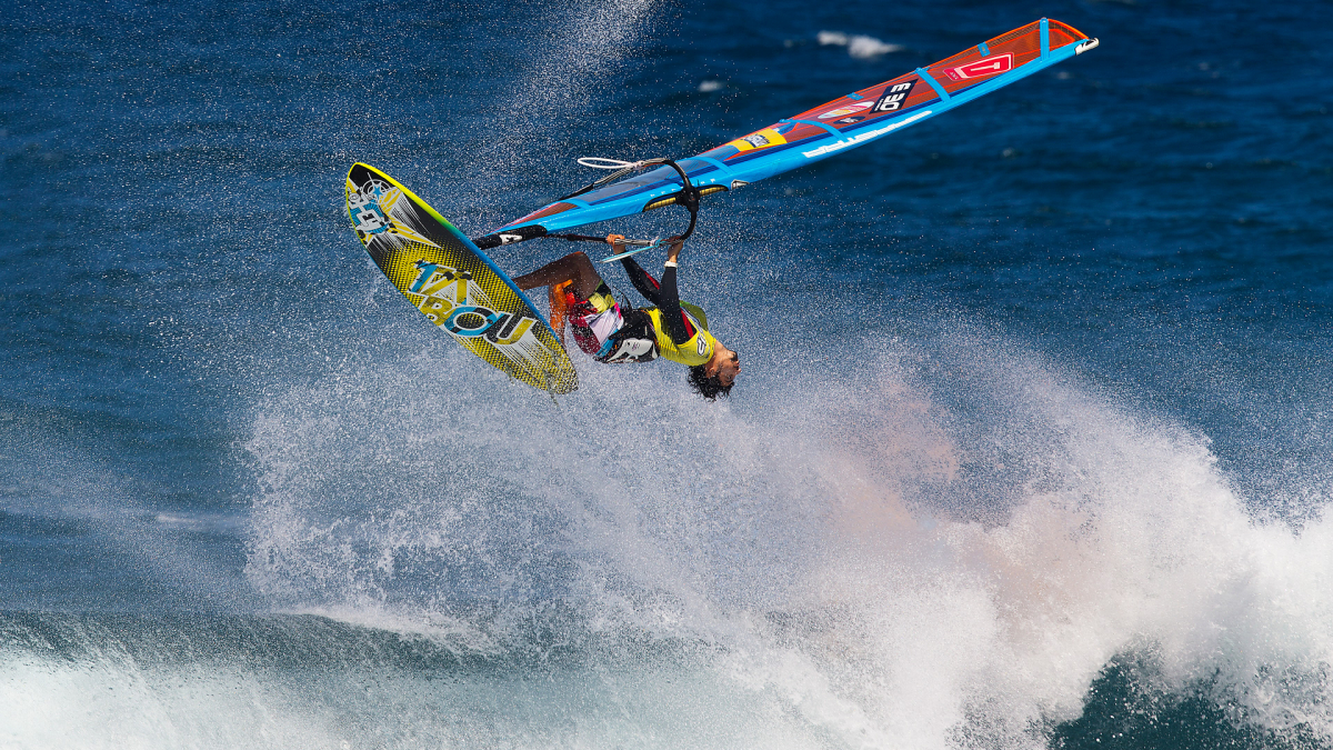 Alex Mussolini beim PWA World Cup 2013 auf Maui