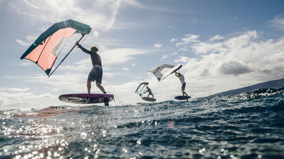Wingfoiling vor Maui