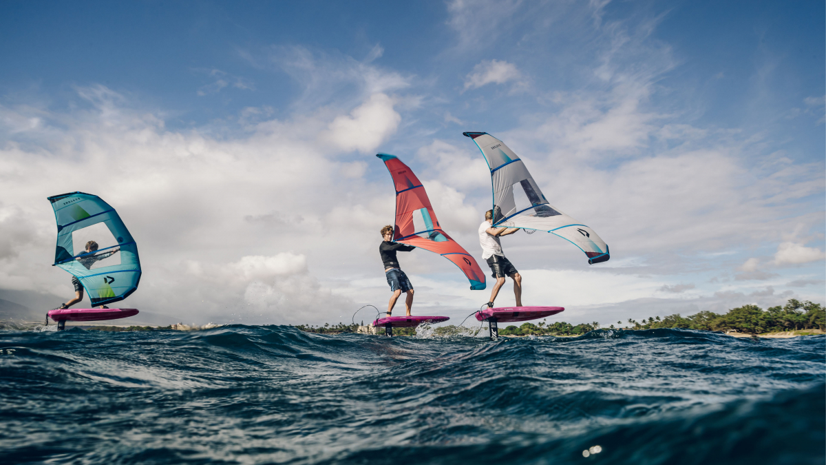 Wingfoiling vor Maui